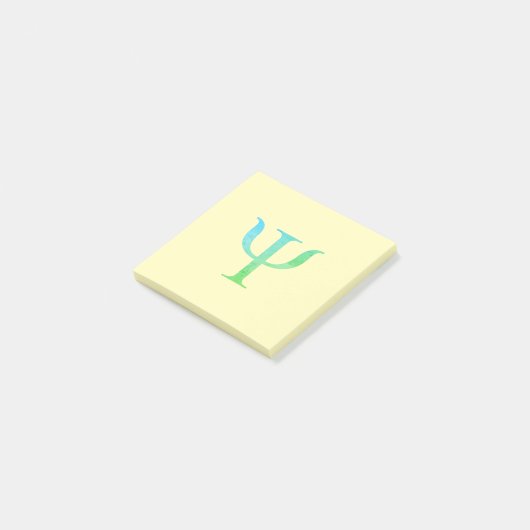 Psychology Science Symbol Post-it Notes (Schuin)