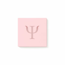 Psychology Science Symbol Post-it Notes