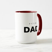 Psychology Statistics Mug | Significant Dad Mok (Voorkant rechts)