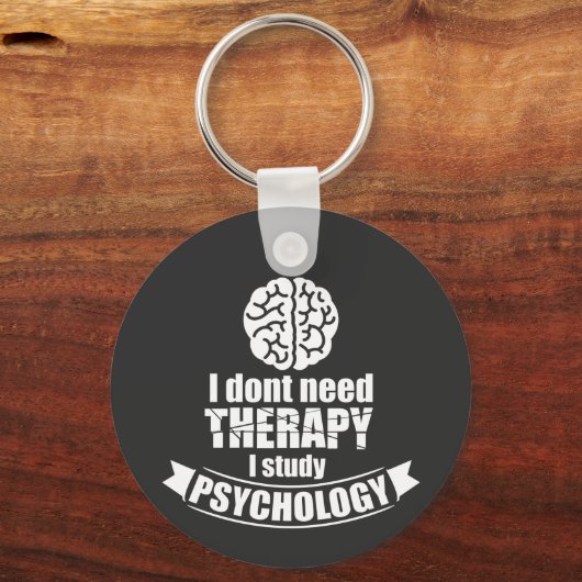 Psychology Student Funny Quote Sleutelhanger (Voorkant)