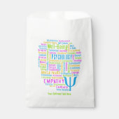 PSYCHOLOGY Word Cloud Custom text Bedankzakje (Voorkant)