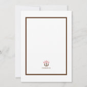 Psycholoog Afstuderen Uitnodiging Roze (Achterkant)