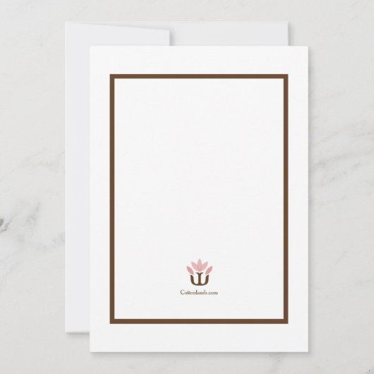 Psycholoog Afstuderen Uitnodiging Roze (Achterkant)