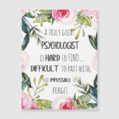 Psycholoog appreciatie Bedankt Farewell Gift (Voorkant)