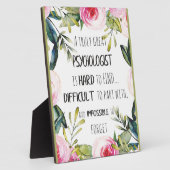 Psycholoog appreciatie Bedankt Farewell Gift Fotoplaat (Zijkant)