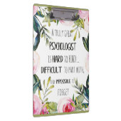 Psycholoog appreciatie Bedankt Farewell Gift Klembord (Rechts)