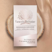 Psycholoog Blush Roos Gold Tree-benoeming Afsprakenkaartje