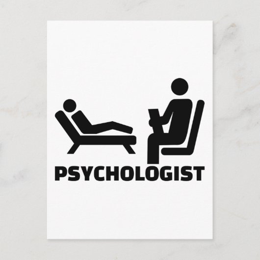 psycholoog briefkaart (Voorkant)