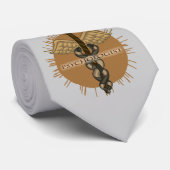 Psycholoog Caduceus Stropdas (Opgerold)