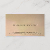 Psycholoog Counselor Business Visitekaartje (Achterkant)