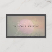 Psycholoog Counselor Business Visitekaartje (Achterkant)