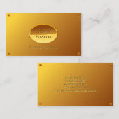 Psycholoog Counselor Faux Gold Visitekaartje (Voorkant / Achterkant)