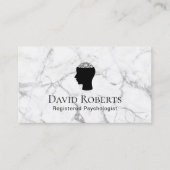 Psycholoog Counselor Marble Afspraak Afsprakenkaartje (Voorkant)