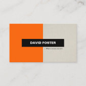 Psycholoog - Eenvoudig elegant stijlvol Visitekaartje (Voorkant)