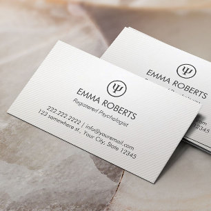 Psycholoog-eenvoudige professionele afspraak afsprakenkaartje