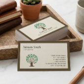 Psycholoog - Elegant boomsymbool Visitekaartje