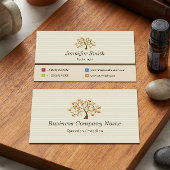 Psycholoog - Elegant boomsymbool Visitekaartje