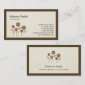 Psycholoog - Elegant boomsymbool Visitekaartje (Voorkant / Achterkant)