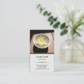 Psycholoog - Elegant natuurlijk thema Afsprakenkaartje (Staand voorkant)