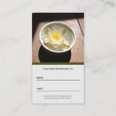 Psycholoog - Elegant natuurlijk thema Afsprakenkaartje (Achterkant)