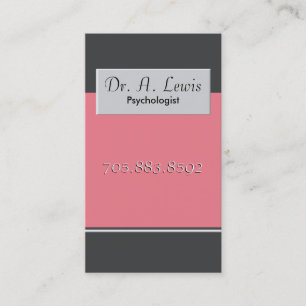 Psycholoog en medisch Visitekaartje - Monogram