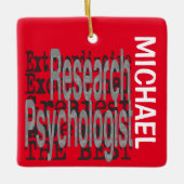 Psycholoog Extraordinaire CUSTOM Keramisch Ornament (Voorkant)