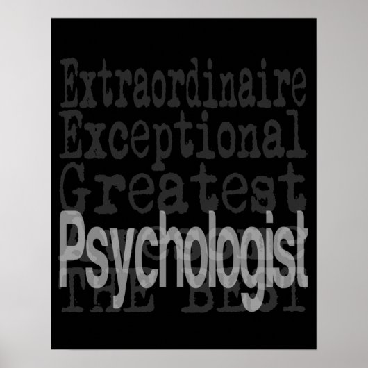 Psycholoog Extraordinaire Poster (Voorkant)
