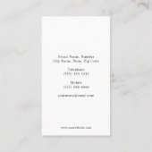 Psycholoog Faux Gold Psi-symbool Visitekaartje (Achterkant)