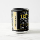 Psycholoog Funny Persoonlijk Gepensioneerd, Gepens Mok (Midden)