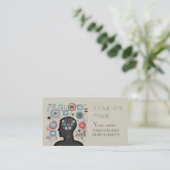 Psycholoog hersenchirurg Klinisch Hoofd Visitekaartje (Staand voorkant)