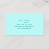 psycholoog , hersenchirurg visitekaartje (Achterkant)