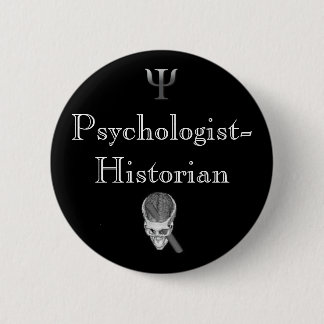 Psycholoog-historicus Ronde Button 5,7 Cm