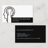 Psycholoog Human Brain Psyco Visitekaartje (Voorkant / Achterkant)