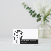 Psycholoog Human Brain Psyco Visitekaartje (Staand voorkant)