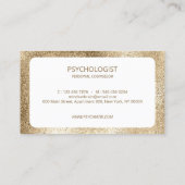 Psycholoog Human Faces Mind gezichten Visitekaartje (Achterkant)