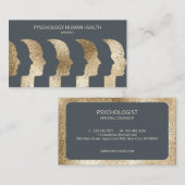 Psycholoog Human Faces Mindset Sophisticated Visitekaartje (Voorkant / Achterkant)