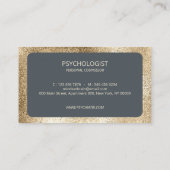 Psycholoog Human Faces Mindset Sophisticated Visitekaartje (Achterkant)