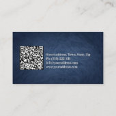 Psycholoog Huwelijk Counselor Gladde Bont Textuur Visitekaartje (Achterkant)