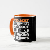 Psycholoog Ik Probeer Dingen Grappig Te Maken Uits Mok (Voorkant links)