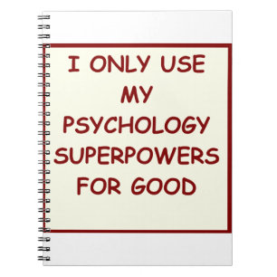 psycholoog in de betaalkunde notitieboek