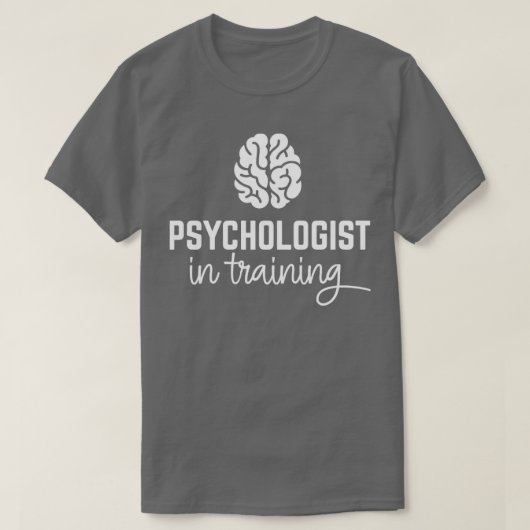 Psycholoog in opleiding t-shirt (Design voorkant)