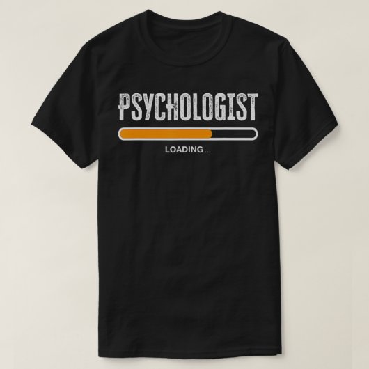 Psycholoog in uitvoering Student psychologie T-shirt (Design voorkant)