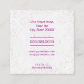 Psycholoog kleurrijk brein visitekaartje (Achterkant)