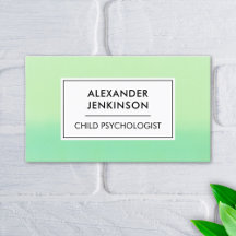 Psycholoog LCSW Psychiater Modern Groen Ombre