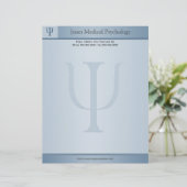 Psycholoog Letterhead Briefhoofd (Staand voorkant)