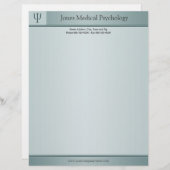Psycholoog Letterhead Briefhoofd (Voorkant / Achterkant)