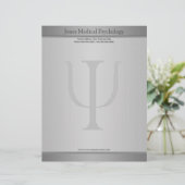 Psycholoog Letterhead Briefhoofd (Staand voorkant)