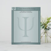 Psycholoog Letterhead Briefhoofd (Staand voorkant)
