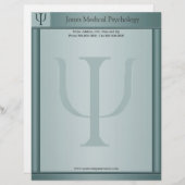 Psycholoog Letterhead Briefhoofd (Voorkant / Achterkant)