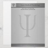 Psycholoog Letterhead Briefhoofd (Voorkant / Achterkant)